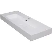 Aquazuro Waskom Badkamer Arezzo - Vierkant - Wit - 38cm
