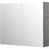 Aquazuro Spiegelkast Napoli 90cm Betongrijs