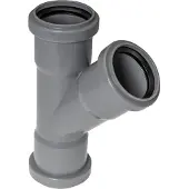 Overig Ppc T-stuk 45graden 50mm Grijs