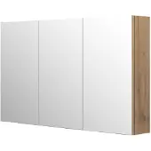Aquazuro Spiegelkast Napoli - Scandinavische Eik - 120cm - Wandmontage