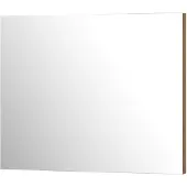 Aquazuro Klassieke Badkamerspiegel Napoli - Rechthoekig - Natuurlijke Eik - 90x80 Cm