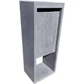 VASP Pakketbrievenbus Madrid Modern Parcel - Natuursteen - Blauwgrijs - 40x103x30cm