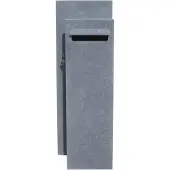 VASP Staande Brievenbus Compostella Links - Natuursteen - Blauwe Hardsteen - 40x115x30cm