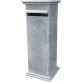 VASP Pakketbrievenbus Sevilla Parcel Digitaal Slot - Natuursteen - Blauw - 40x108x40cm