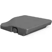Tuozi Parasolvoet Clover - 1.2kg - Plastic - Vulbaar Vierkant Anthraciet