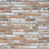 Wallsupply Steenstrip Long Brick Loft - Rood - Keramiek - 40x16 Cm - 0,96 M²