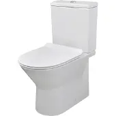AquaVive Livenza Duoblok Toilet Met Randloze Toiletpot - Wit