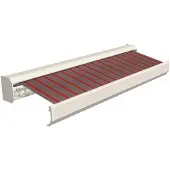 Domasol Knikarmscherm F30 - Crème - Doek D265 - Elektrisch - Zeer Robuust - 500x300cm
