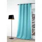 Overig Verduisterend Kant En Klaar Gordijn Turquoise 140 X 250 Cm
