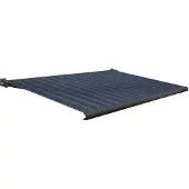 Domasol Knikarmscherm F20 - Antraciet - Doek D390 - Elektrisch - Uv-bestendig - Met Afstandsbediening - 400x250cm