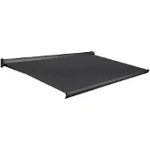 Domasol Knikarmscherm F10 Manueel Ral7016 Donker Doek D131 350x300cm