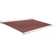 Domasol Knikarmscherm F10 Manueel Ral9001 Dessin Doek D265 300x250cm