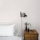 Overig Vliesbehang Secret Garden G78521 - Lichtroze - Wit - 10,00 M X 53 Cm