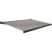 Domasol Knikarmscherm F20 - Antraciet - Doek D285 - Elektrisch - Uv-bestendig - 450x300cm