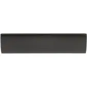 Avenue Brievenbus Briefplaat Binnen Met Klep Deco - Kunststof - Zwart - 35x12x4cm