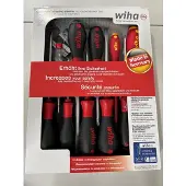 Wiha Schroevendraaierset - Softfinish Handgrepen - 10 Stuks - Inclusief Spanningszoeker