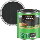 Cetabever Buitenbeits Schuur & Tuinhuis Natuurlijk Effect - Antraciet - Mat - 750ml