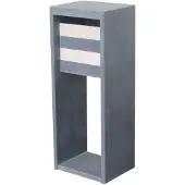 VASP Brievenbus Staande Brievenbus Madrid Modern - Blauwe Hardsteen - Blauw - 40,3x103x32cm