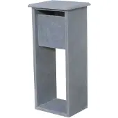 VASP Brievenbus Staande Brievenbus Madrid Hat - Natuursteen - Belgische Blauwe Hardsteen - 40x103x32cm