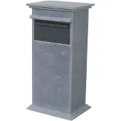 VASP Pakketbrievenbus Sevilla Parcel - Natuursteen - Blauwe Hardsteen - 51x103x39cm