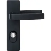 Nemef Veiligheidsbeslag Voor Deur 3407-ii - Aluminium Zwart - Skg*** Kerntrekbeveiliging - Pc72mm