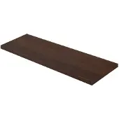 Aquazuro Wastafelblad Napoli - Hout - Notelaar - 180x48cm