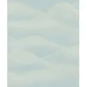 Praxis Vliesbehang Glooiende Bergen - Licht Mint - Licht Turquoise - 10,05 M X 53 Cm
