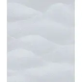 Praxis Vliesbehang Glooiende Bergen - Lichtgrijs - Rosé Metallic - Zilver - 10,05m X 53cm