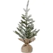 Décoris Kunstkerstboom Met Sneeuw Ø30xH60cm Groen groen Kunststof Decoratieve