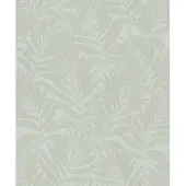 Praxis Vliesbehang Bladeren - Licht Mintgroen - Goud - Lila - 10,05m X 53cm