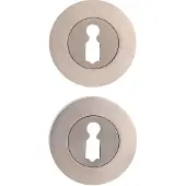 Avenue Sleutelgatrozet Portugal - Metaal - Rond - 51mm - Geborsteld Nikkel - 2 Stuks
