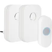Exin Gong Set - Batterij/plug-in - Beldrukker - Wit