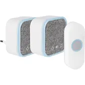 Praxis Exin Gong Set - Batterij/plug-in - Beldrukker - Wit