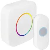 Exin Gong - Batterij - Beldrukker - Rgb Licht - Wit