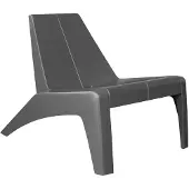 NATERIAL Tuinstoel Halios Donkergrijs 67x89,5x67,7cm