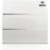 HJM Elektrisch Radiator Evelyn Wifi 1000w Slim Keramische Traagheid Wit