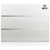 HJM Elektrisch Radiator Evelyn Wifi 1500w Slim Keramische Traagheid Wit
