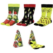 Cerdá Grinch sokken, 3-delige set, maat 38-45