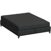 Formesse Tweepersoons Hoeslaken Jersey - antraciet-0213 140/200-160/220