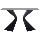 Kare design Console Gloria 140x45cm keramiek zwart