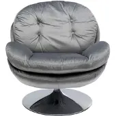 Kare design Draaifauteuil Cosy grijs