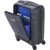 Carryon Mobile Worker - Handbagage koffer 55cm TSA - Zakelijke trolley met laptopvak - Zwart