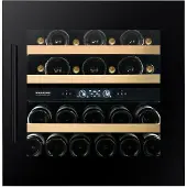 Dunavox DVS-25.65DMB wijnkoelkast inbouwkoelkast, nis hoogte 60 cm, zuinig energieklasse F