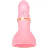 Sunfo - draadloze borst vibrator - roze