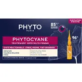 Phyto Phytocyane Ampullen Phytocyane Ampullencyane Réactionelle Traitement Antichute Femme 12 x 5ml 60ml