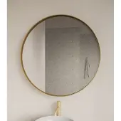 Gliss Design Asteri ronde spiegel 120cm mat goud