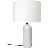 Gubi Gravity Tafellamp White marble | White Shade | Large