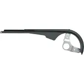 Sks Kettingscherm - Verstelbaar - Slagvast kunststof - 175 mm - Zwart