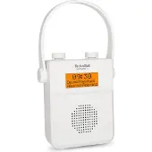Technisat DigitRadio 30 V2 DAB+ en FM badkamer radio met Bluetooth ontvangst en oplaadbare accu, wit