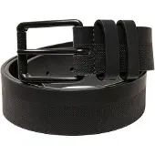 Urban Classics Riem - Immitatieleren basic riem - zwart - Maat S-M